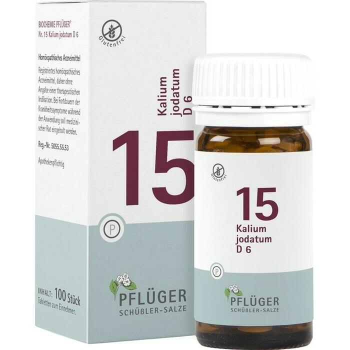 BIOCHEMIE Pflüger 15 Kalium jodatum D 6 Tabletten