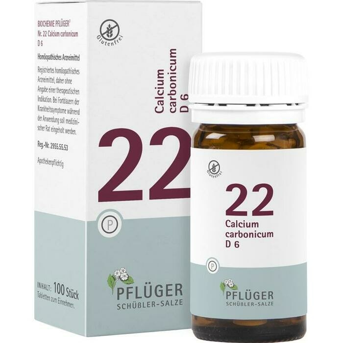 BIOCHEMIE Pflüger 22 Calcium carbonicum D 6 Tabl.