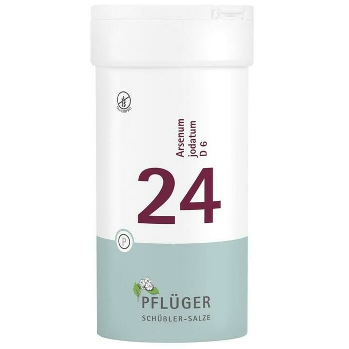 BIOCHEMIE Pflüger 24 Arsenum jodatum D 6 Tabletten