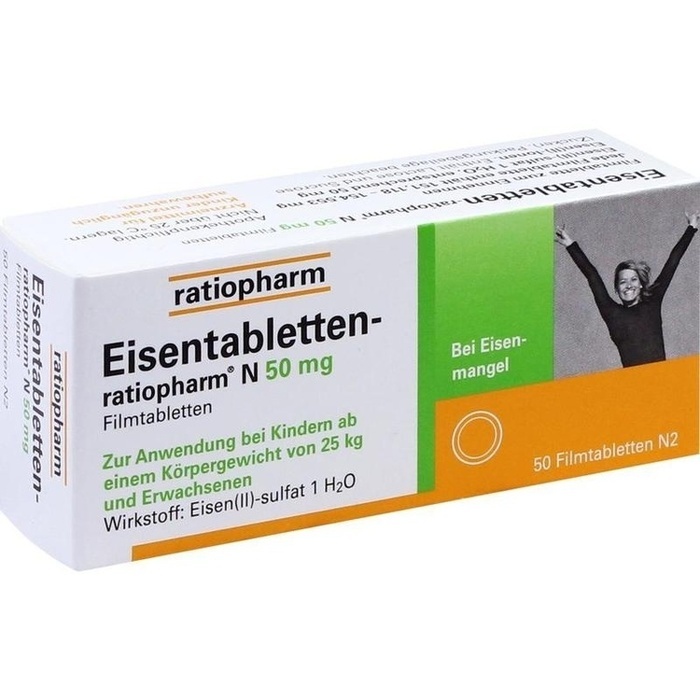 EISENTABLETTEN-ratiopharm N 50 mg Filmtabletten