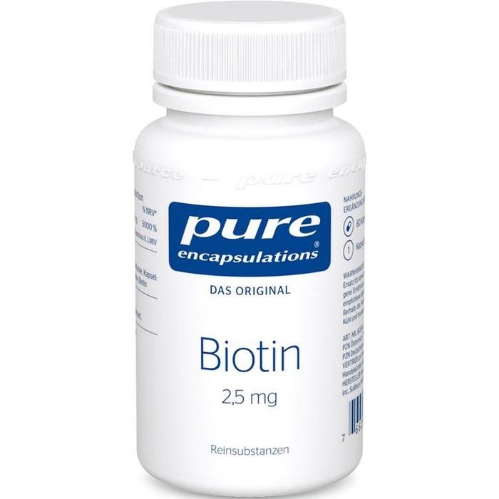 PURE ENCAPSULATIONS Biotin 2,5 mg Kapseln