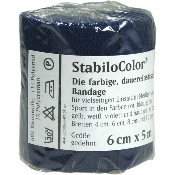 BORT StabiloColor Binde 6 cm blau