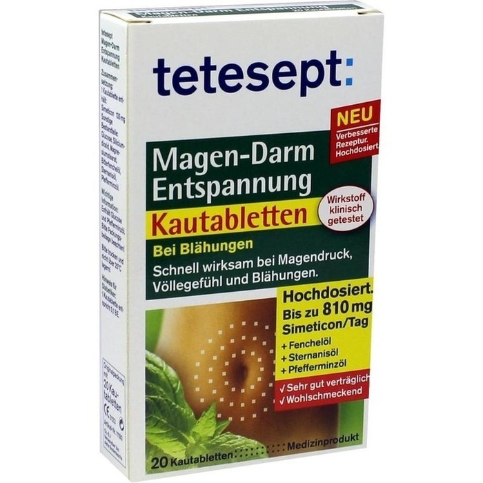 TETESEPT Magen-Darm Entspannung Kautabletten