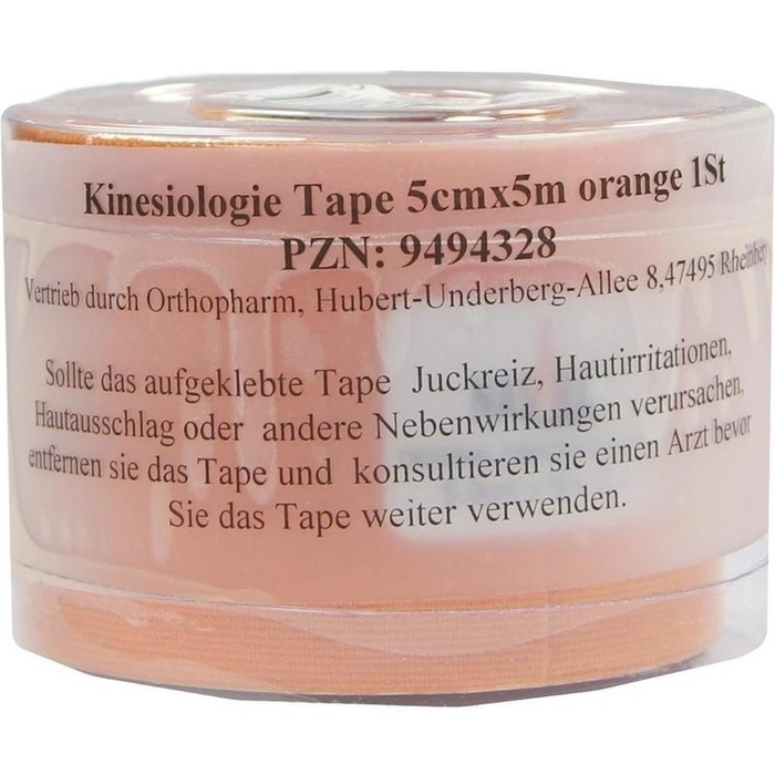 KINESIOLOGIE Tape 5 cmx5 m orange