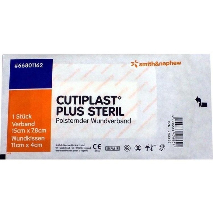 CUTIPLAST Plus steril 7,8x15 cm Verband
