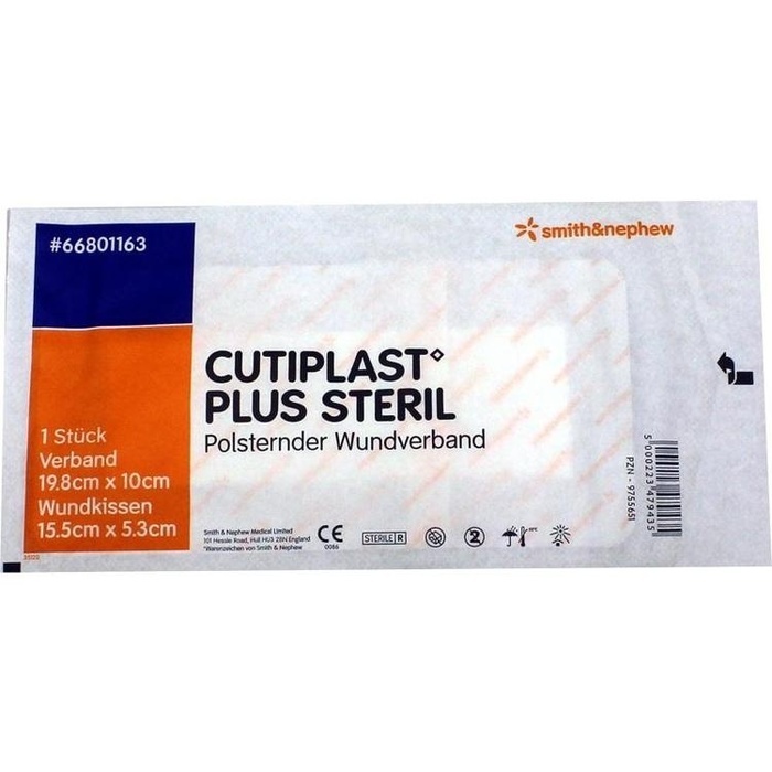 CUTIPLAST Plus steril 10x19,8 cm Verband