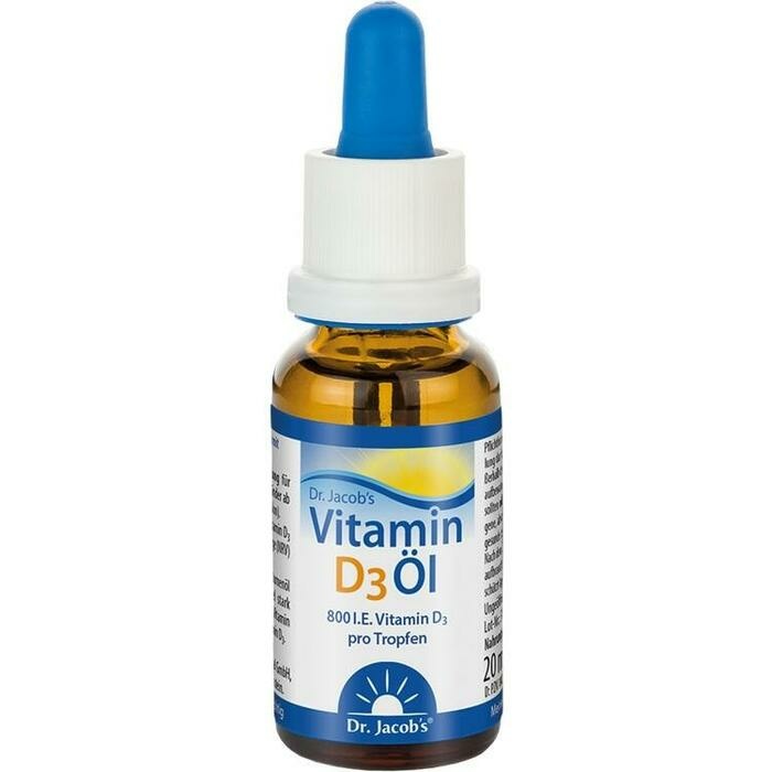 DR.JACOBS Vitamin D3 Öl 800 I.E. D3 Tropf.z.Einn.