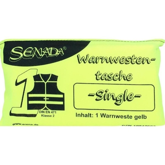 SENADA Warnweste gelb Single Tasche