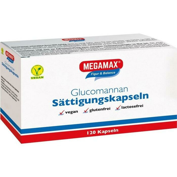 MEGAMAX Sättigungskapseln Glucomannan