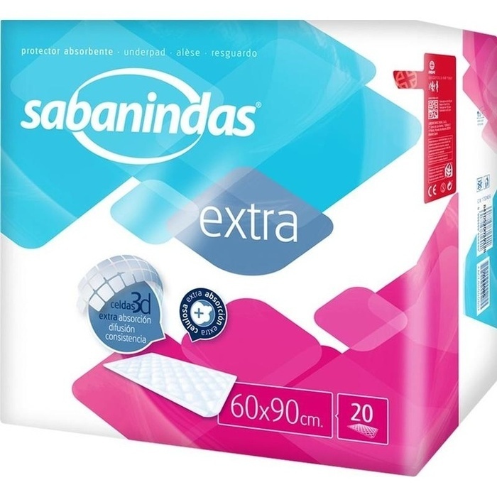 SABANINDAS extra Bettschutzeinlage 60x90 cm SABANINDAS extra Bettschutzeinlage 60x90 cm