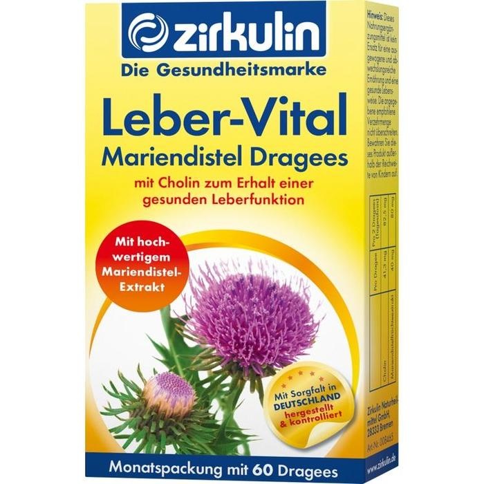 ZIRKULIN Leber-Vital Mariendistel Dragees ZIRKULIN Leber-Vital Mariendistel Dragees