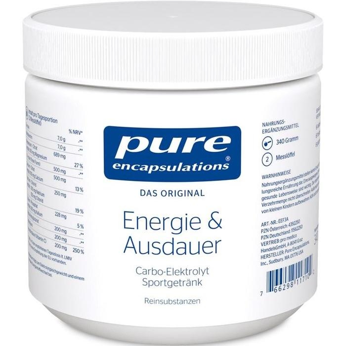 PURE ENCAPSULATIONS Energie & Ausdauer Pulver