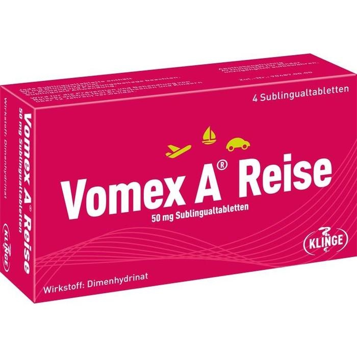 VOMEX A Reise 50 mg Sublingualtabletten VOMEX A Reise 50 mg Sublingualtabletten