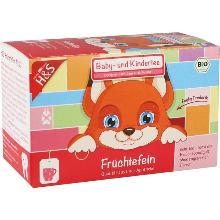 H&S Bio Baby- u.Kindertee Früchtefein Filterbeutel