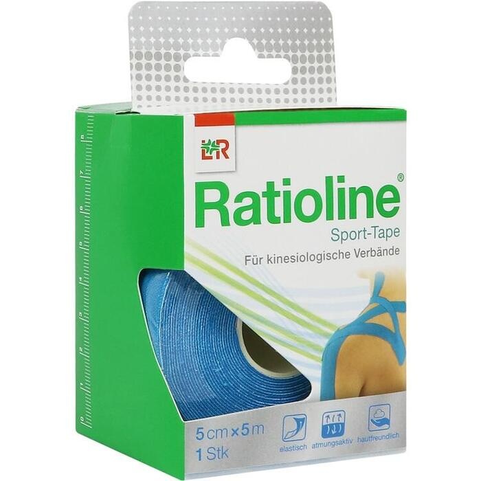 RATIOLINE Sport-Tape 5 cmx5 m türkis