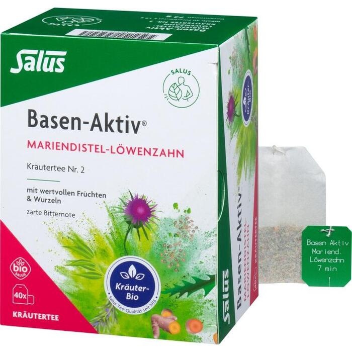 BASEN AKTIV Tee Nr.2 Mariend.-Löwenzahn Bio Salus