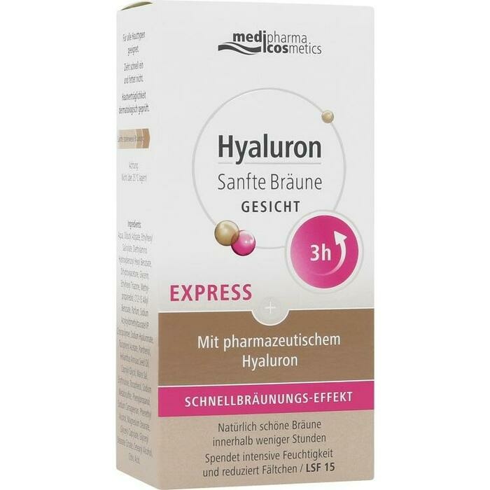 HYALURON SANFTE Bräune Express Gesicht Creme