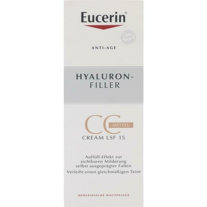 EUCERIN Anti-Age Hyaluron-Filler CC Cr.mitt.LSF 15