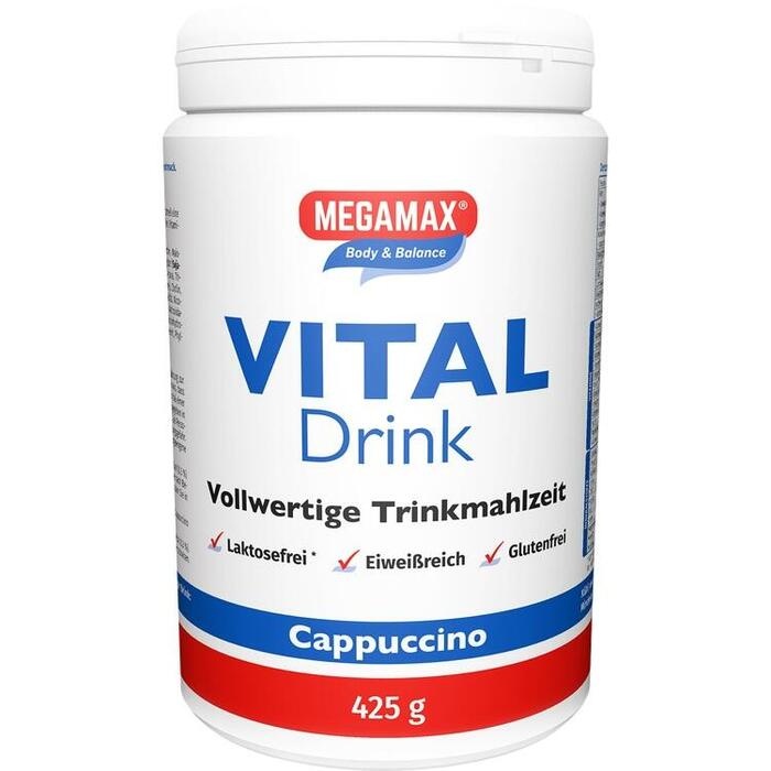 MEGAMAX Vital Drink Cappuccino Pulver