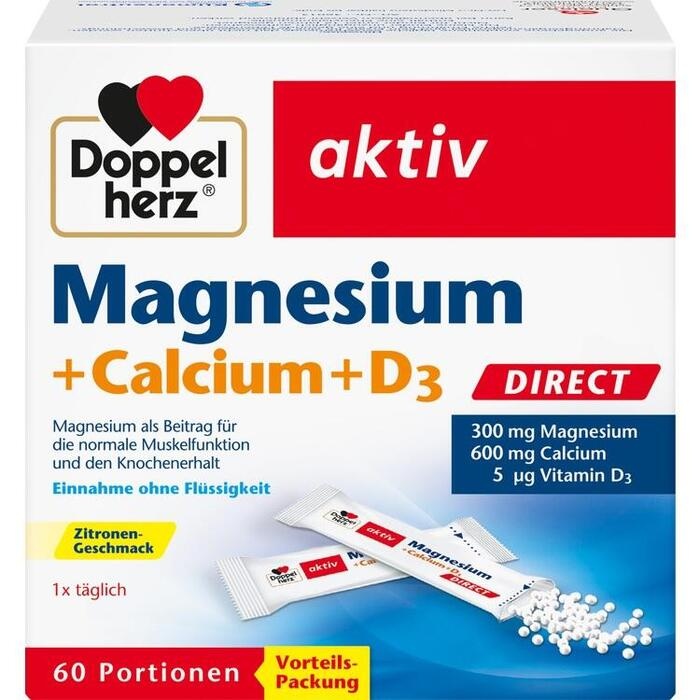 DOPPELHERZ Magnesium+Calcium+D3 DIRECT Pellets