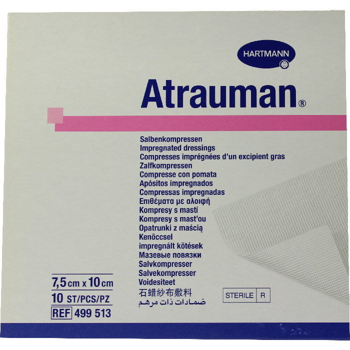 ATRAUMAN 7,5x10 cm steril Kompressen
