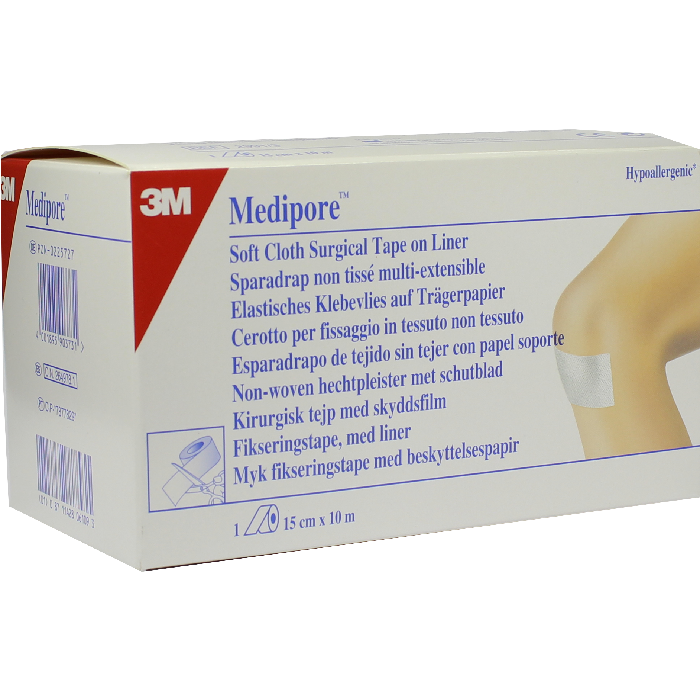 MEDIPORE Fixiervlies hypoallerg.15cmx10m 2991NP-3