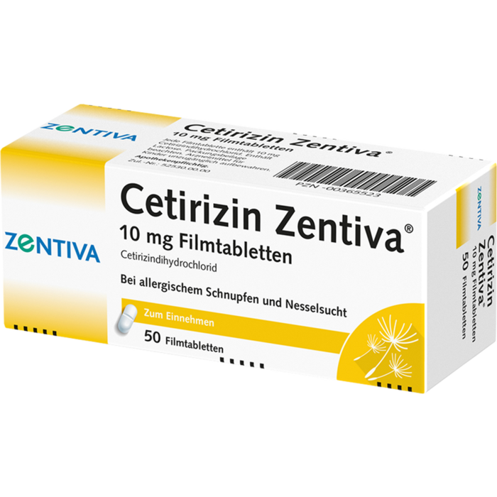 CETIRIZIN Zentiva 10 mg Filmtabletten