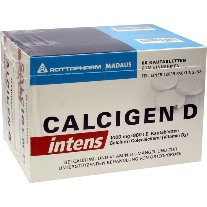 CALCIGEN D intens 1000 mg/880 I.E. Kautabletten