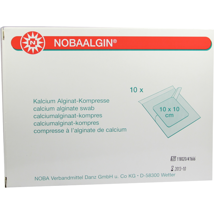 NOBAALGIN Kompressen 10x10 cm steril