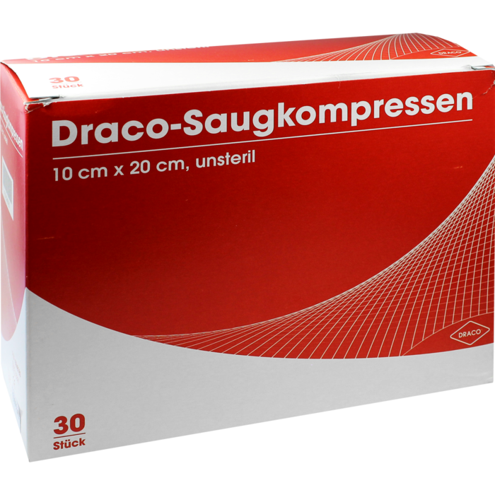 SAUGKOMPRESSEN unsteril 10x20 cm Draco