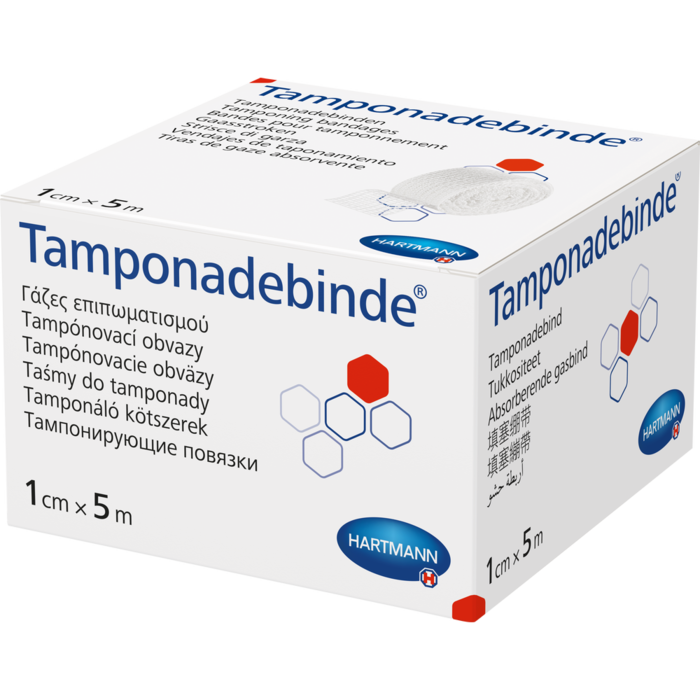 TAMPONADEBINDE 1 cmx5 m steril Hartmann