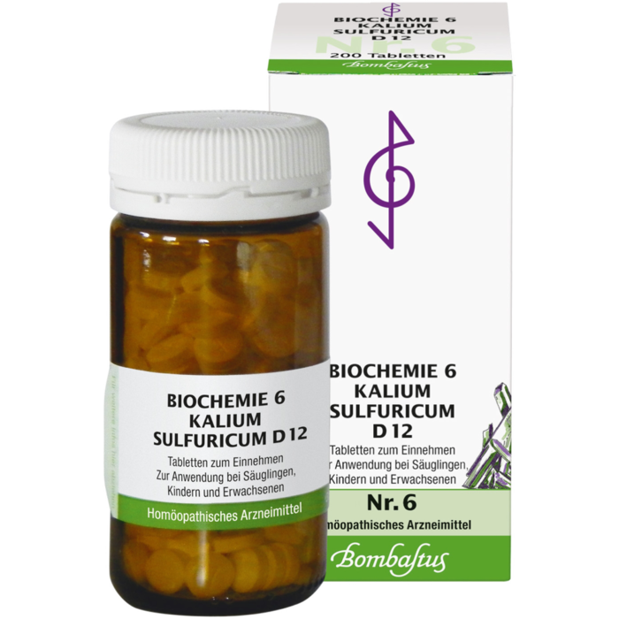 BIOCHEMIE 6 Kalium sulfuricum D 12 Tabletten