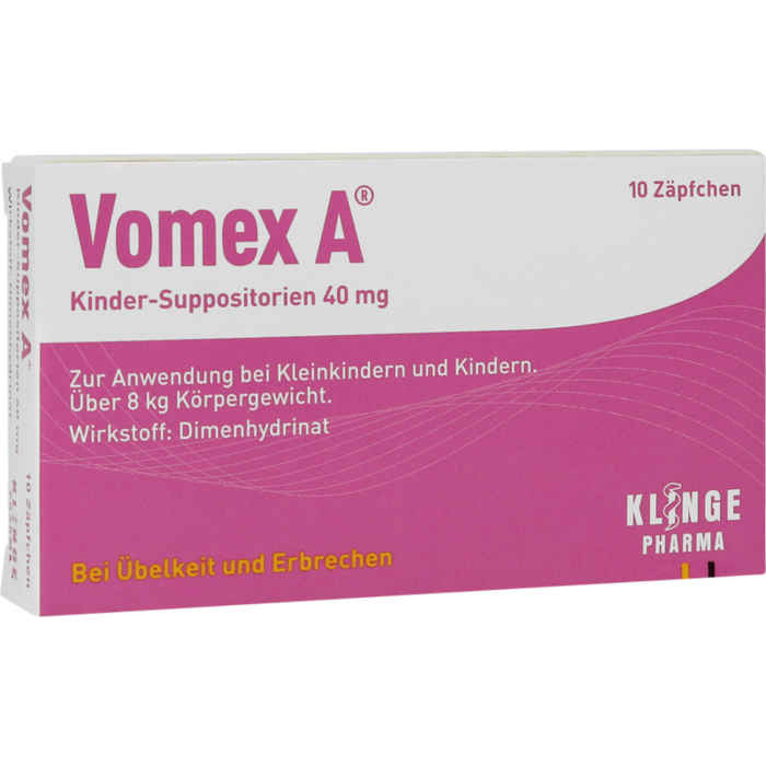 VOMEX A Kinder-Suppositorien 40 mg