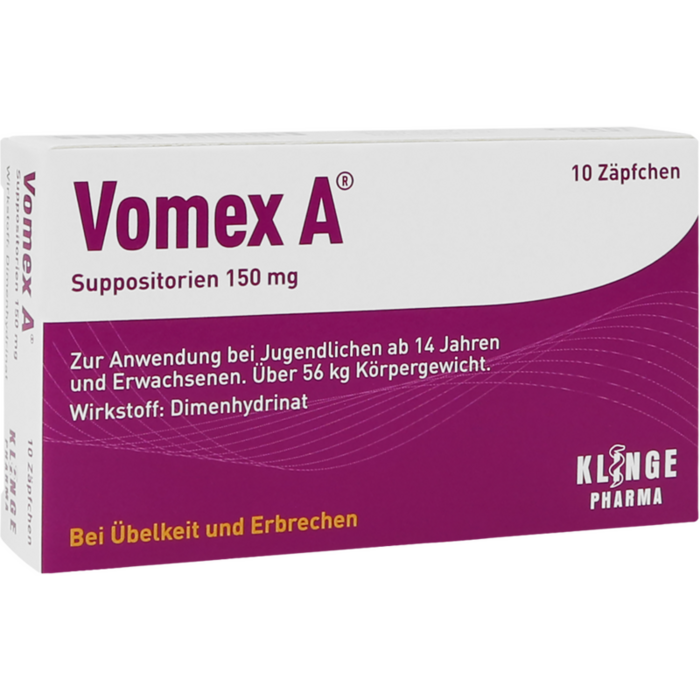 VOMEX A 150 mg Suppositorien