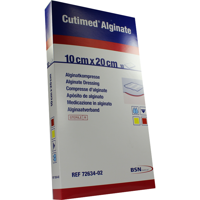 CUTIMED Alginate Alginatkompressen 10x20 cm