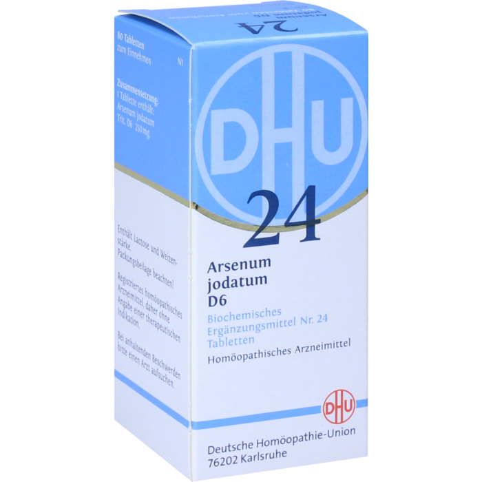 BIOCHEMIE DHU 24 Arsenum jodatum D 6 Tabletten