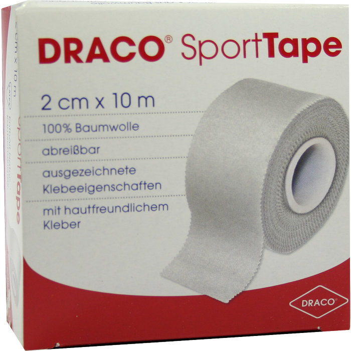 DRACO TAPEVERBAND 2 cmx10 m weiß