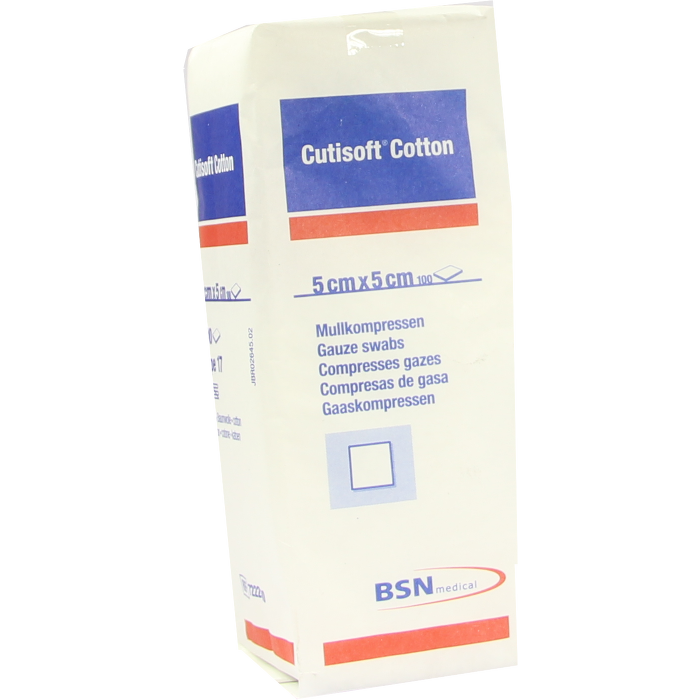 CUTISOFT Cotton Kompr.5x5 cm