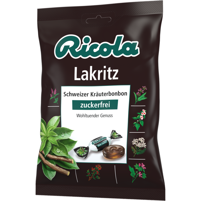 RICOLA o.Z.Beutel Lakritz Bonbons