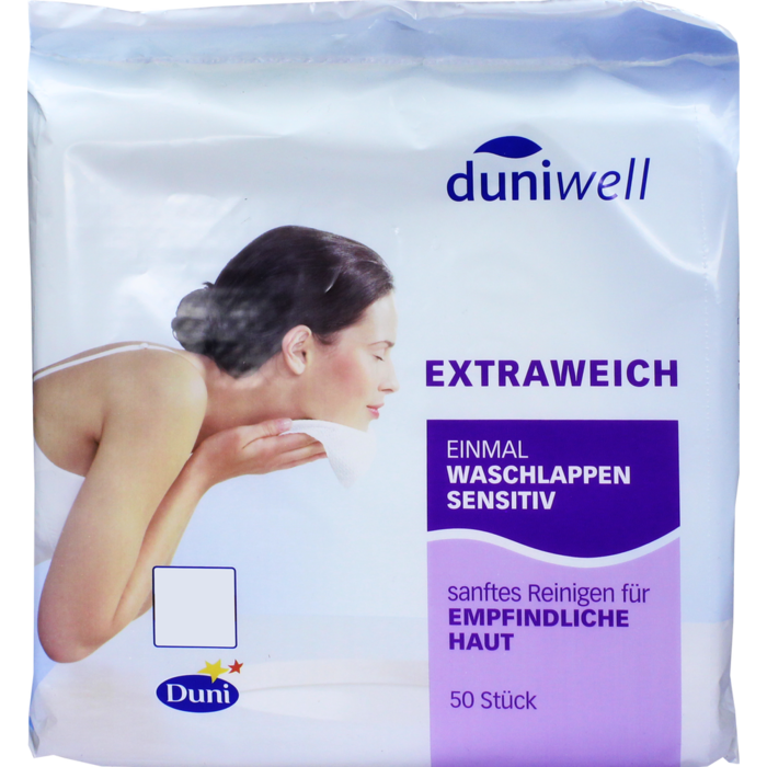 DUNIWELL Einmal Waschlappen sensitiv