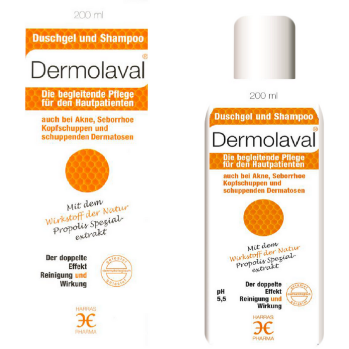 DERMOLAVAL Duschgel+Shampoo f.d.Hautpatienten