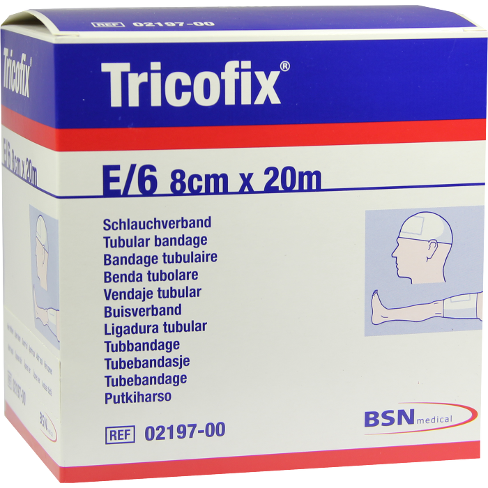 TRICOFIX Schlauchverband Gr.E 8 cmx20 m