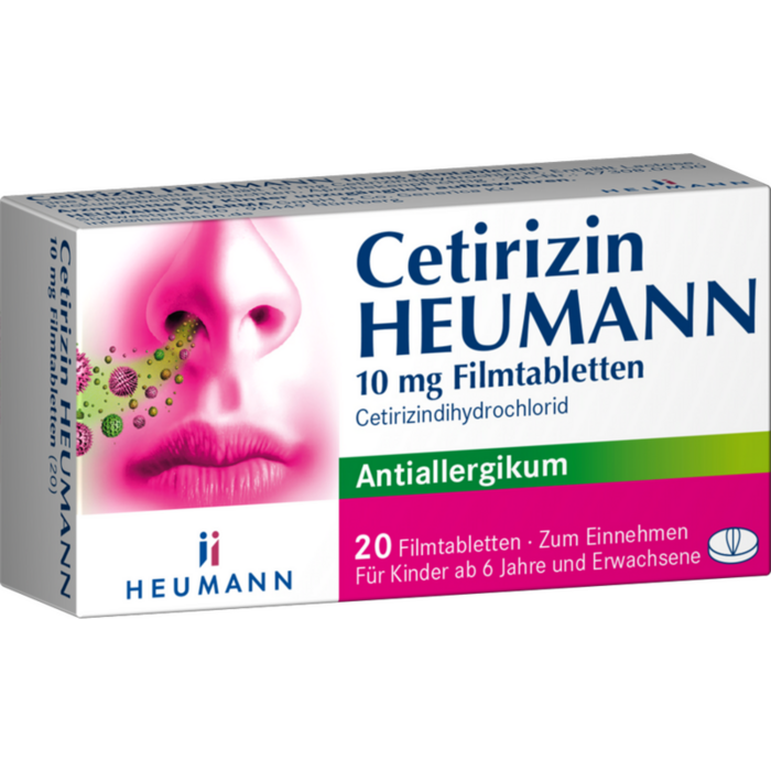 CETIRIZIN Heumann 10 mg Filmtabletten