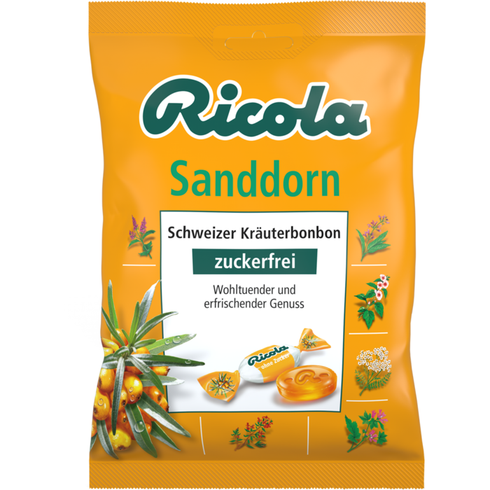 RICOLA o.Z.Beutel Sanddorn Bonbons