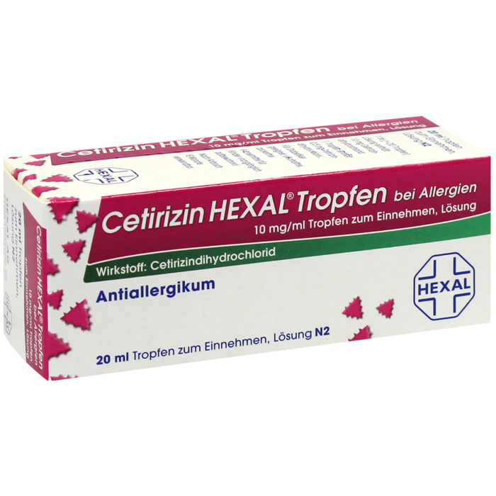 CETIRIZIN HEXAL Tropfen bei Allergien