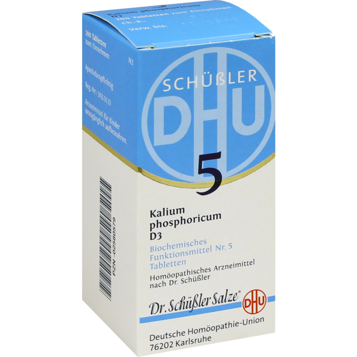 BIOCHEMIE DHU 5 Kalium phosphoricum D 3 Tabletten