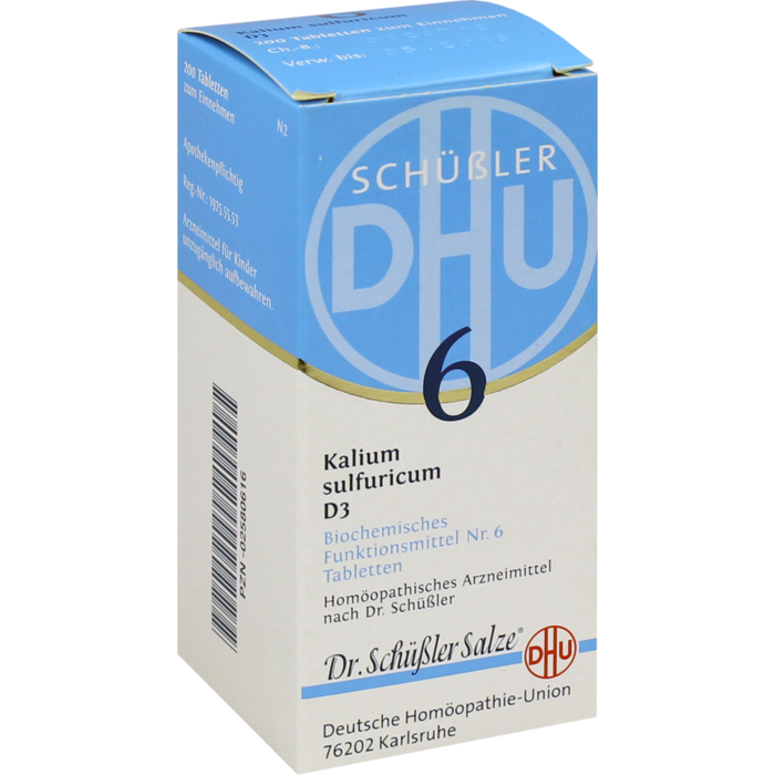 BIOCHEMIE DHU 6 Kalium sulfuricum D 3 Tabletten