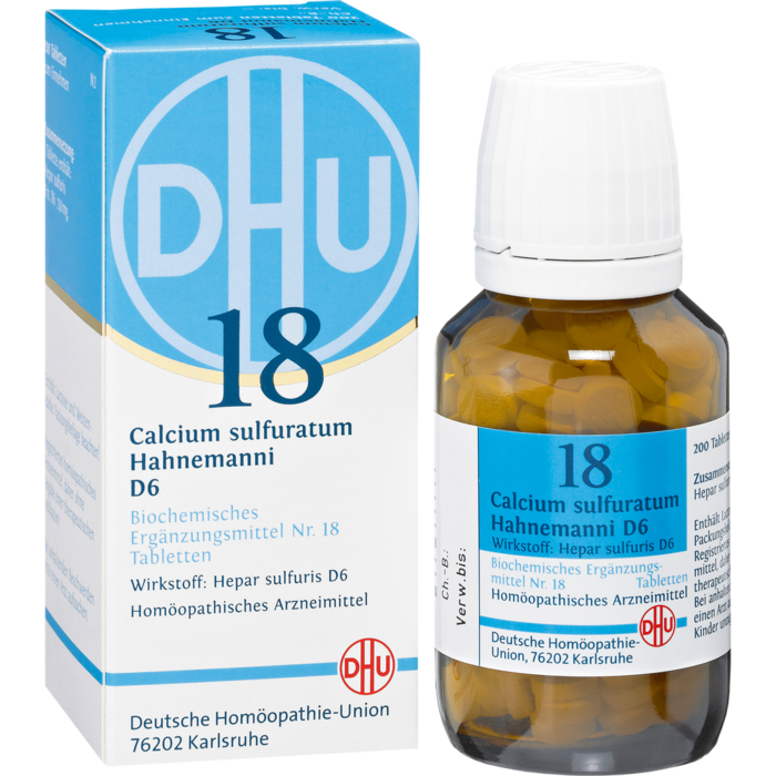 BIOCHEMIE DHU 18 Calcium sulfuratum D 6 Tabletten