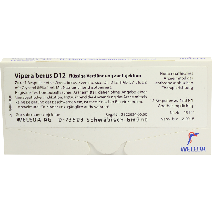 VIPERA BERUS D 12 Ampullen