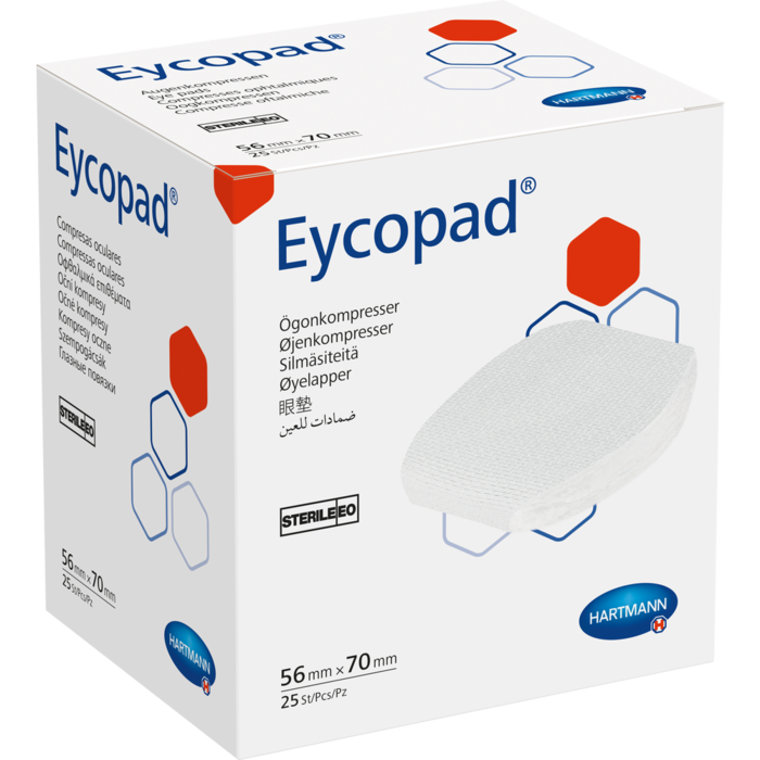 EYCOPAD Augenkompressen 56x70 mm steril